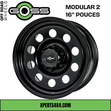 Jante Acier GOSS MODULAR II - 16" pouces - Black sur Xperts4x4 Accessoires 4x4 Off-Road