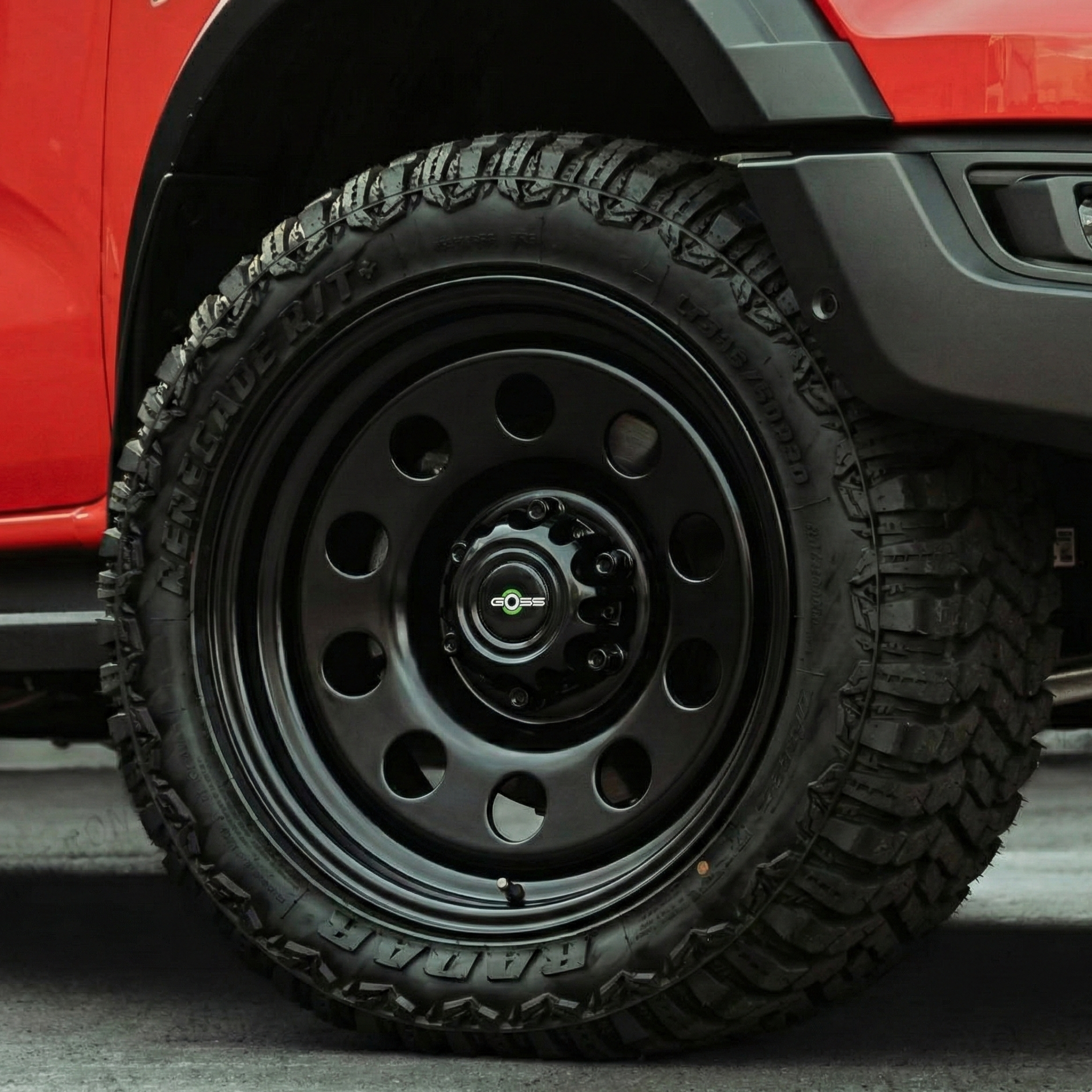 Jante Acier GOSS MODULAR II - 16" pouces - Black sur Xperts4x4 Accessoires 4x4 Off-Road