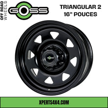 Jante Acier GOSS TRIANGULAR II - 16" pouces - Black sur Xperts4x4 Accessoires 4x4 Off-Road
