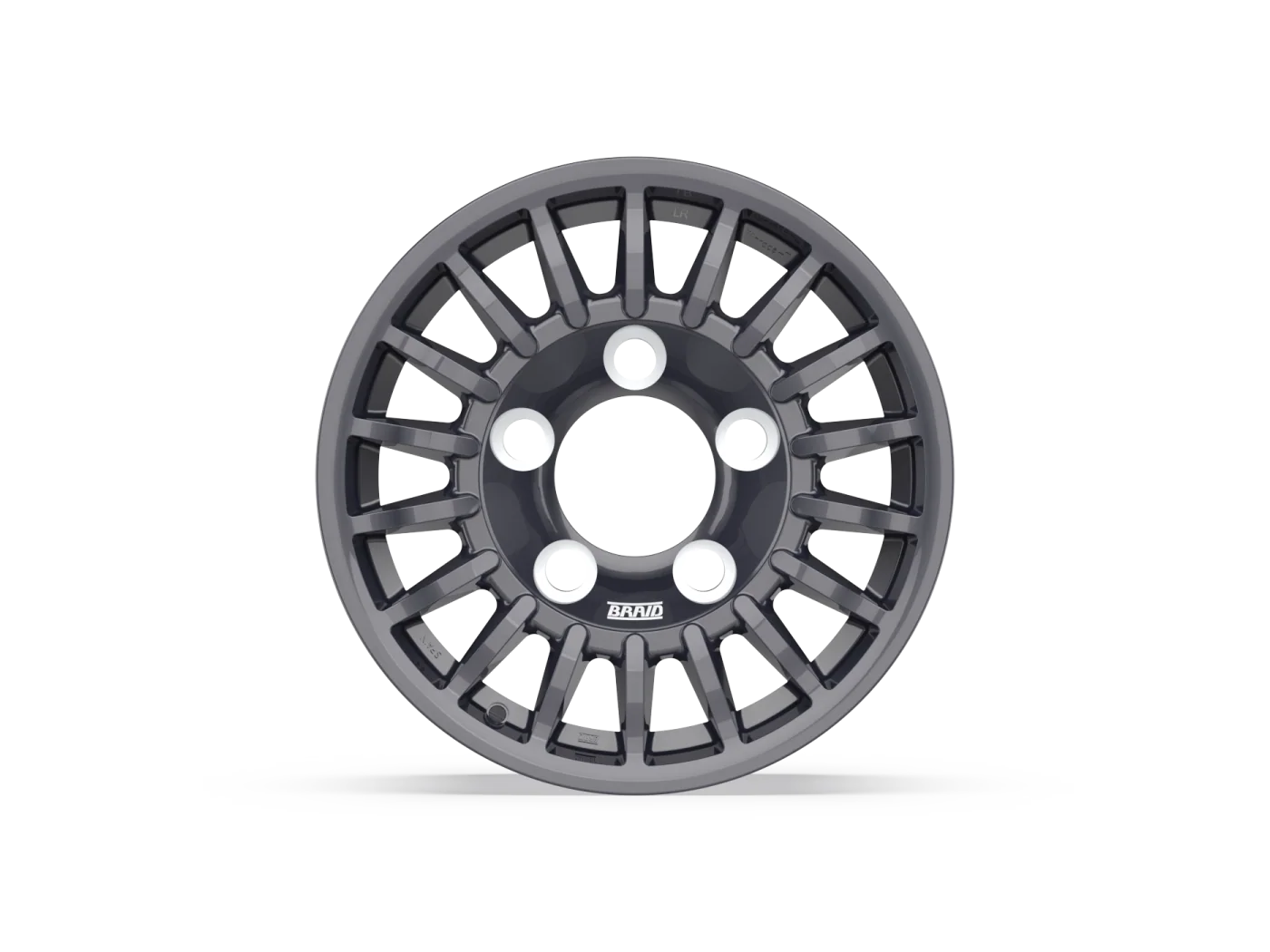 Jante Alu BRAID Winrace Anthracite 8x16 6x139.7 ET-20 sur Xperts4x4 Accessoires 4x4 Off-Road