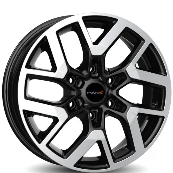 Jante Aluminium RUUUD Bastogne 7.5x19 6x120 ET52 Black sur Xperts4x4 Accessoires 4x4 Off-Road