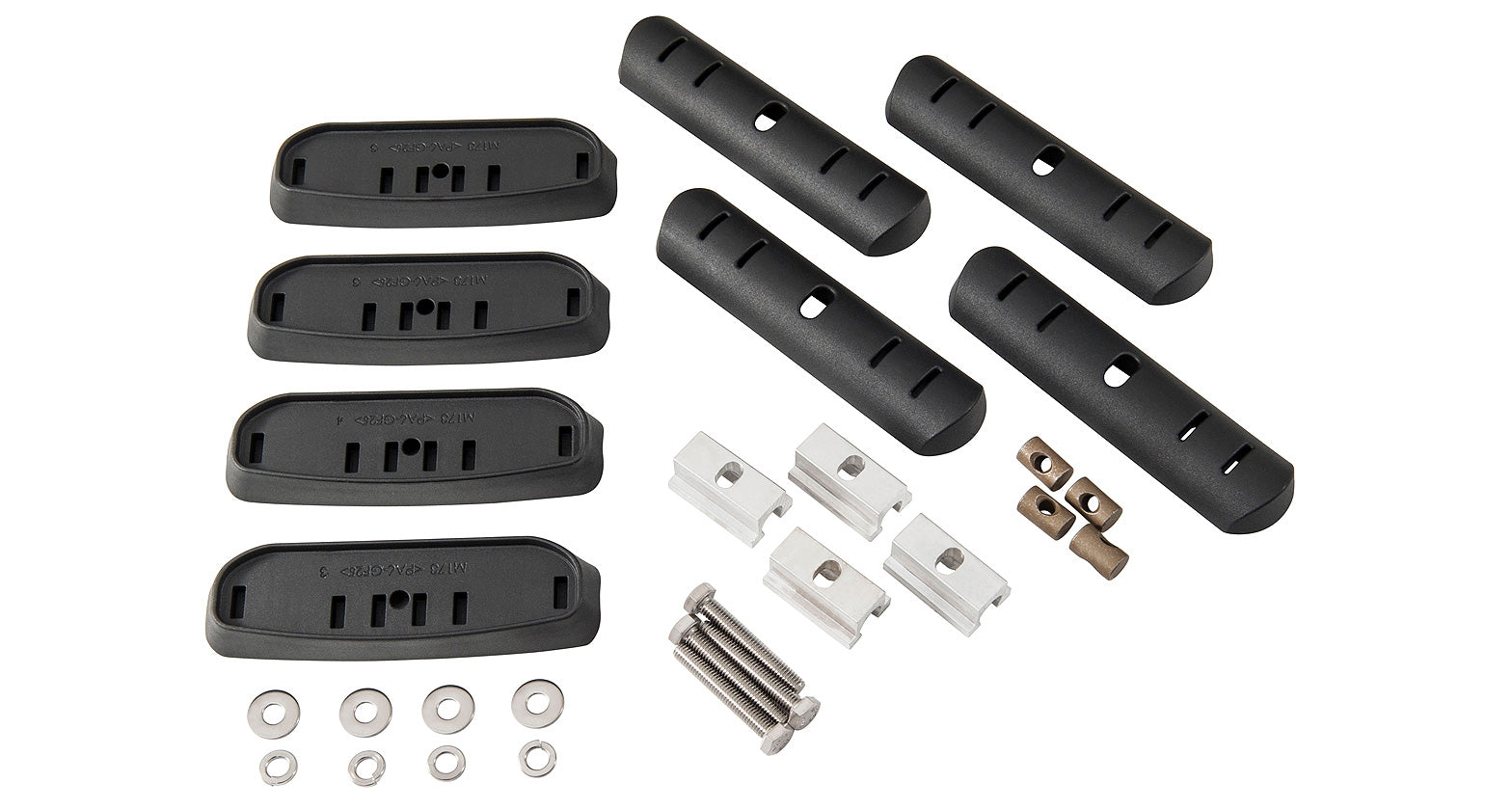 Kit 2x Barres de Toit Rhino-Rack 1260mm + RCH Trackmount sur Xperts4x4 Accessoires 4x4 Off-Road