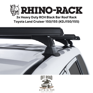 Kit 3x Barres de Toit Heavy-Duty - Toyota Land Cruiser 150/155 | RHINO-RACK sur Xperts4x4 Accessoires 4x4 Off-Road