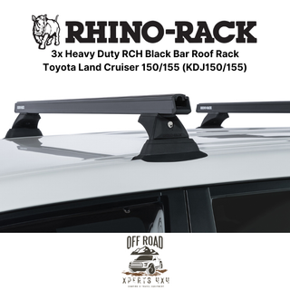 Kit 3x Barres de Toit Heavy-Duty - Toyota Land Cruiser 150/155 | RHINO-RACK sur Xperts4x4 Accessoires 4x4 Off-Road