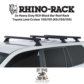 Kit 3x Barres de Toit Heavy-Duty - Toyota Land Cruiser 150/155 | RHINO-RACK sur Xperts4x4 Accessoires 4x4 Off-Road