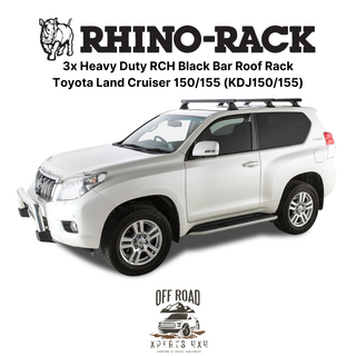 Kit 3x Barres de Toit Heavy-Duty - Toyota Land Cruiser 150/155 | RHINO-RACK sur Xperts4x4 Accessoires 4x4 Off-Road