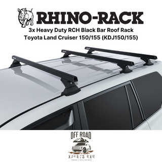 Kit 3x Barres de Toit Heavy-Duty - Toyota Land Cruiser 150/155 | RHINO-RACK sur Xperts4x4 Accessoires 4x4 Off-Road