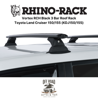 Kit 3x Barres de Toit Vortex - Toyota Land Cruiser 150/155 | RHINO-RACK sur Xperts4x4 Accessoires 4x4 Off-Road