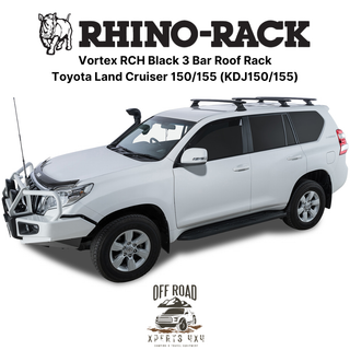 Kit 3x Barres de Toit Vortex - Toyota Land Cruiser 150/155 | RHINO-RACK sur Xperts4x4 Accessoires 4x4 Off-Road