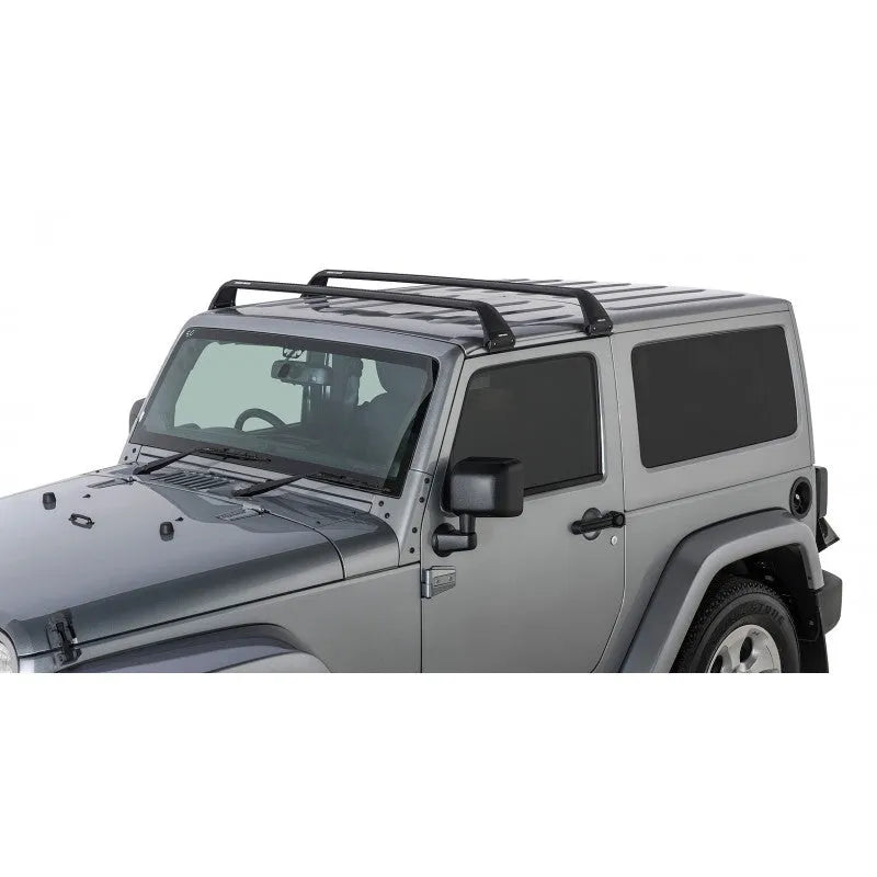 Kit de 2 Barres de Toit Vortex SG Black - Rhino-Rack - Jeep JK/JL sur Xperts4x4 Accessoires 4x4 Off-Road