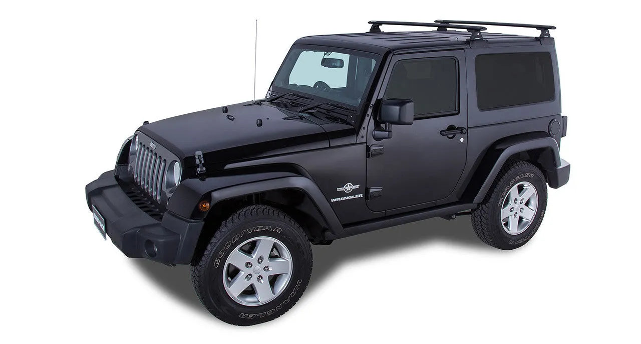 Kit x2 Barres de Toit 1500mm Vortex - Jeep Wrangler JK 2 portes - RHINO-RACK sur Xperts4x4 Accessoires 4x4 Off-Road