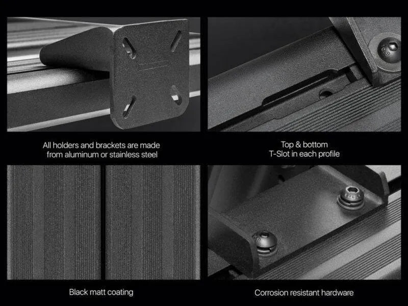 Galerie de toit pour Ford Ranger/Raptor 2023+ NEXT GEN | RIVAL 4x4 | 1430 x 1235mm sur Xperts4x4 Accessoires 4x4 Off-Road