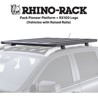 Kit Galerie de Toit 1500x1240mm sur Barres Longitudinales | RHINO-RACK sur Xperts4x4 Accessoires 4x4 Off-Road