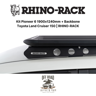 Kit Galerie de Toit 1900x1240mm avec Backbone | Toyota Land Cruiser 150 | RHINO-RACK sur Xperts4x4 Accessoires 4x4 Off-Road