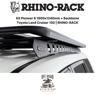 Kit Galerie de Toit 1900x1240mm avec Backbone | Toyota Land Cruiser 150 | RHINO-RACK sur Xperts4x4 Accessoires 4x4 Off-Road