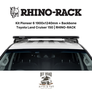 Kit Galerie de Toit 1900x1240mm avec Backbone | Toyota Land Cruiser 150 | RHINO-RACK sur Xperts4x4 Accessoires 4x4 Off-Road