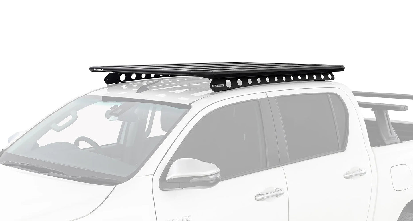 Kit Galerie de Toit + Backbone Rhino-Rack 1500x1240 mm | Toyota Hilux 2016+ DC sur Xperts4x4 Accessoires 4x4 Off-Road