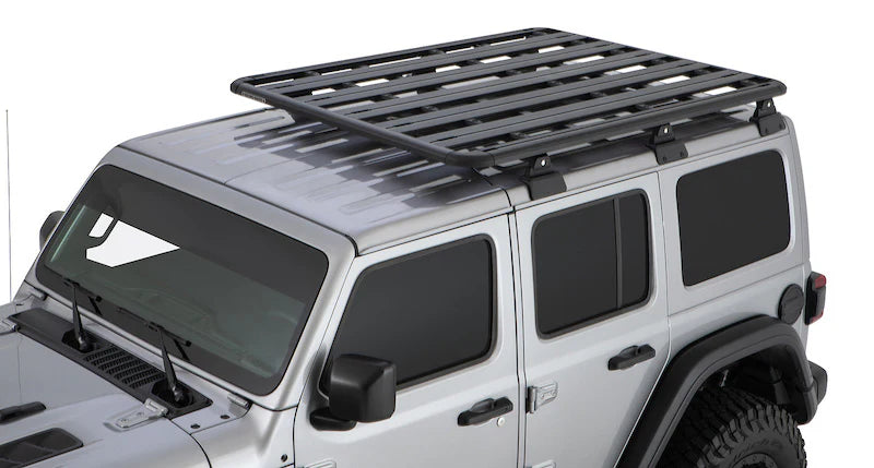Kit Galerie de Toit + RLT600 Jeep Wrangler JL 4 Portes - 1800mm x 1430mm - RHINO-RACK sur Xperts4x4 Accessoires 4x4 Off-Road
