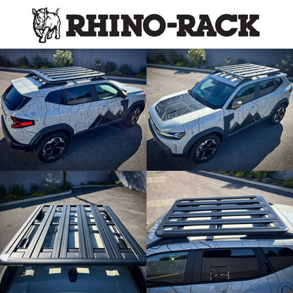 Kit Galerie intégrale Pioneer 1300x1430mm Rhino-Rack - Dacia Duster 2024+ sur Xperts4x4 Accessoires 4x4 Off-Road