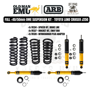 Kit Suspension OME +40/50mm - Toyota Land Cruiser Prado J250 2.8L Diesel sur Xperts4x4 Accessoires 4x4 Off-Road