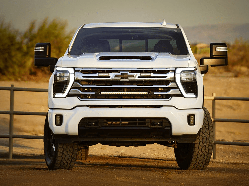 Kit Calandre Chevrolet Silverado 2500/3500 High Country (2024+) avec Linear-24 Elite LAZER LAMPS -
