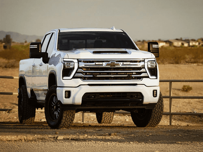 Kit Calandre Chevrolet Silverado 2500/3500 High Country (2024+) avec Linear-24 Elite LAZER LAMPS -