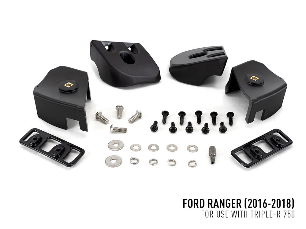 Pack LED Calandre LAZER LAMPS pour Ford Ranger 2016-2018, éclairage LED moderne sur la calandre du véhicule.