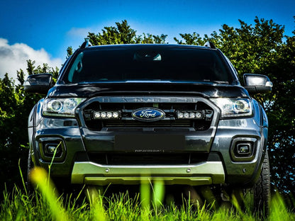 Kit de calandre LED LAZER LAMPS pour Ford Ranger 2019-2022, illumination moderne sur la grille du véhicule.