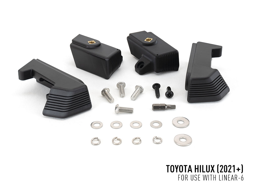 Pack LED Calandre LAZER LAMPS pour Toyota Hilux Revo avec phares LED intégrés, compatible avec le modèle Revo.