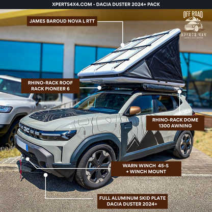 Pack Adventure 4x4 - Dacia Duster 2024+ sur Xperts4x4 Accessoires 4x4 Off-Road
