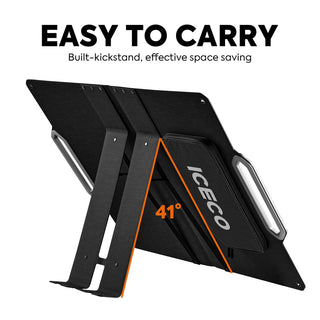 Panneau Solaire Pliable ICECO 80W – Énergie Portable & Efficace sur Xperts4x4 Accessoires 4x4 Off-Road