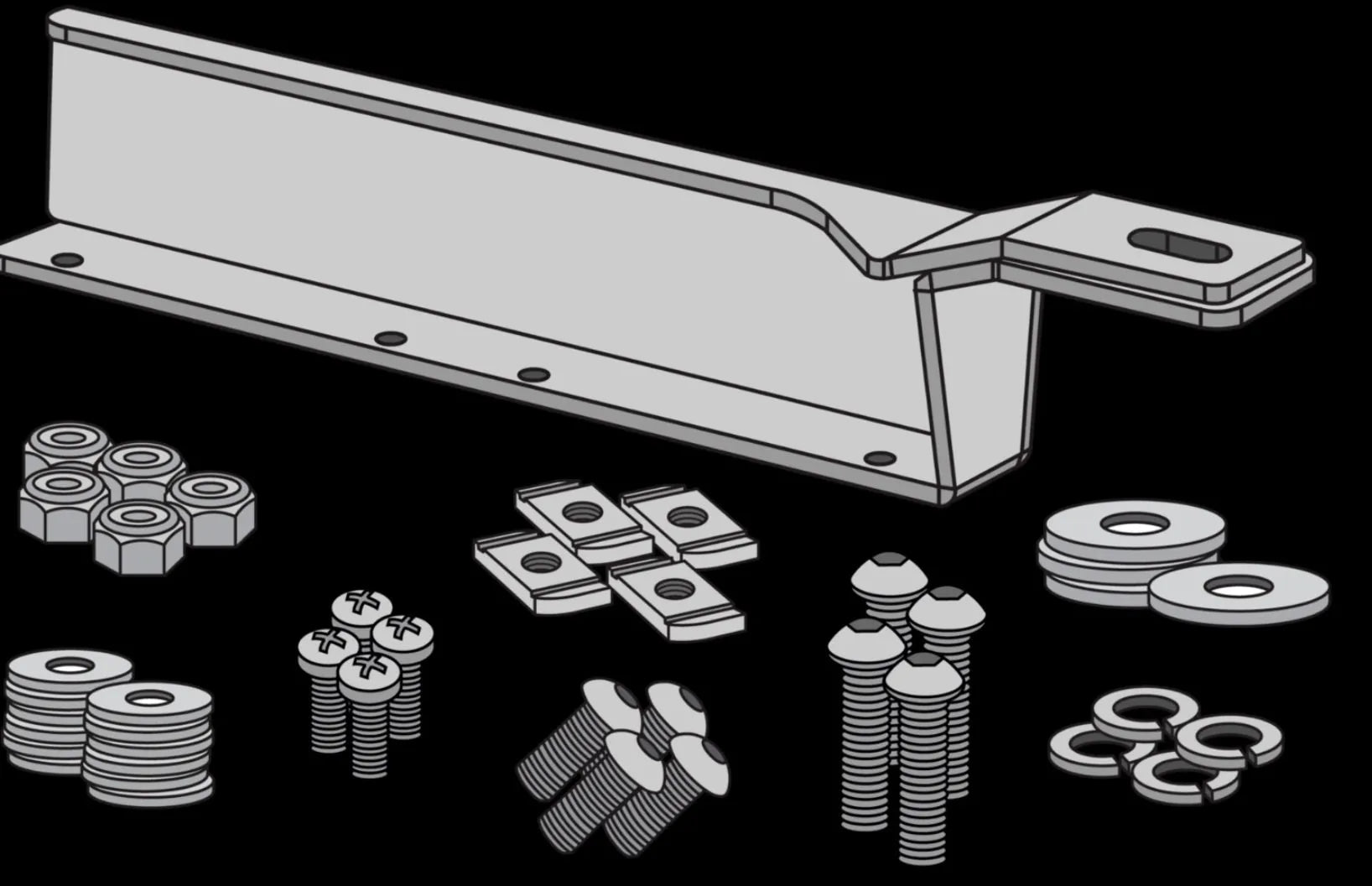 Support Panneau Solaire REDARC pour Barres Rhino-Rack Vortex et Heavy Duty sur Xperts4x4 Accessoires 4x4 Off-Road