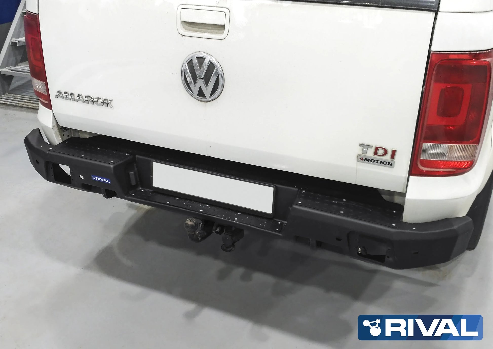 Pare-choc Arriere Aluminium Rival - Volkswagen Amarok 2010 à 2022 sur Xperts4x4 Accessoires 4x4 Off-Road