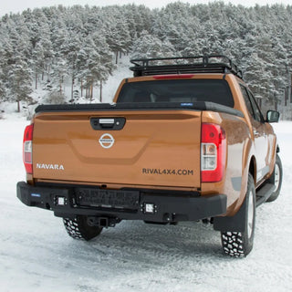 Pare-choc Arrière Aluminium Rival4x4  Nissan Navara NP300 2015+ sur Xperts4x4 Accessoires 4x4 Off-Road