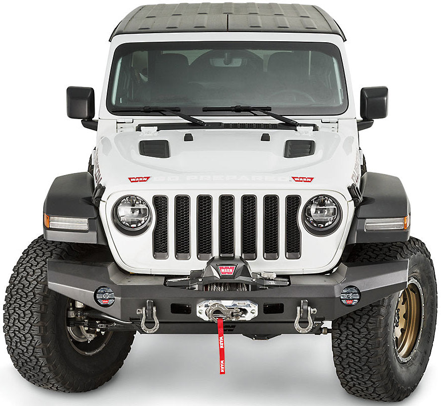 Pare-choc Avant WARN Elite Jeep Wrangler JL & JT Gladiator sur Xperts4x4 Accessoires 4x4 Off-Road