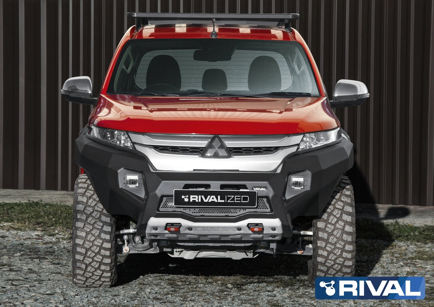 Pare-choc Avant Aluminium Mitsubishi L200 2019-2023 | RIVAL sur Xperts4x4 Accessoires 4x4 Off-Road