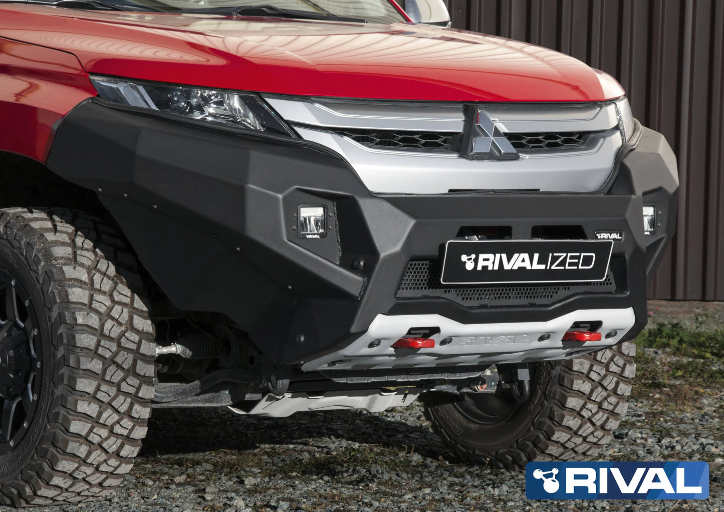 Pare-choc Avant Aluminium Mitsubishi L200 2019-2023 | RIVAL sur Xperts4x4 Accessoires 4x4 Off-Road
