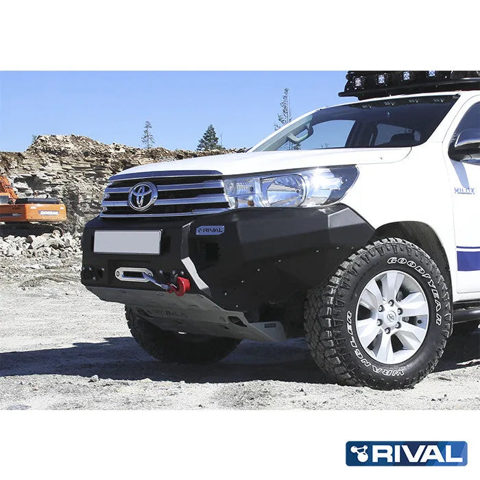 Pare-choc Avant Aluminium Rival4x4 - Toyota Hilux REVO 2016-2020 sur Xperts4x4 Accessoires 4x4 Off-Road