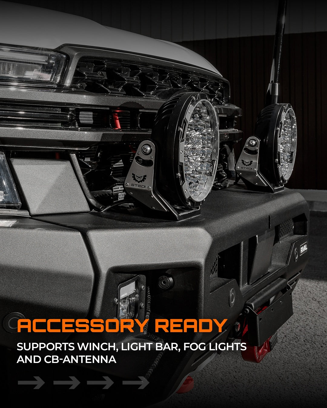 Pare-choc Avant GEN2 RIVAL Aluminium Ford Ranger 2023+ sur Xperts4x4 Accessoires 4x4 Off-Road