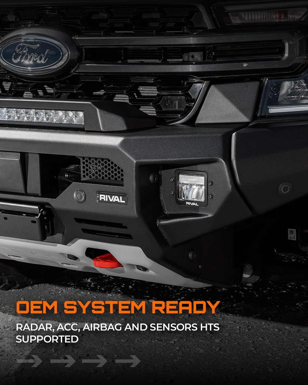 Pare-choc Avant GEN2 RIVAL Aluminium Ford Ranger 2023+ sur Xperts4x4 Accessoires 4x4 Off-Road