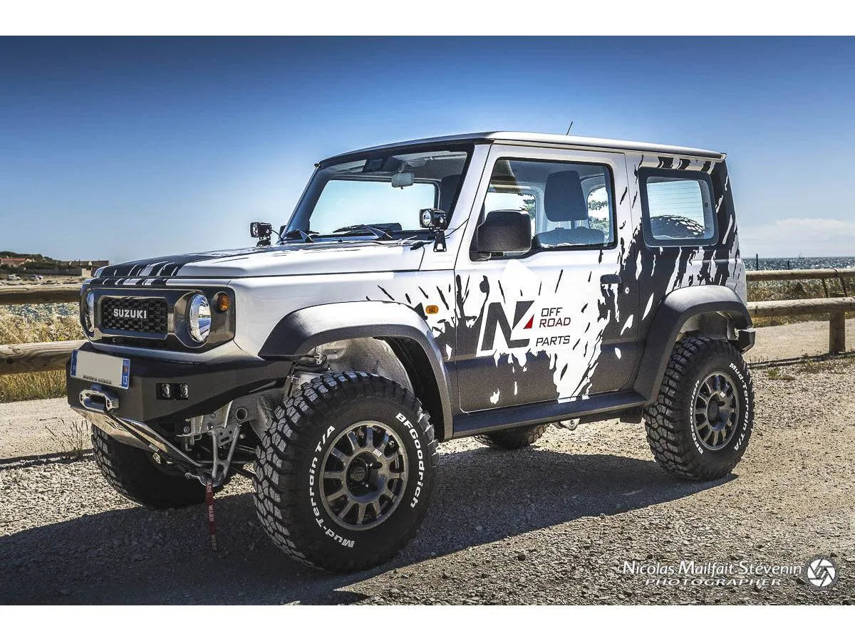 Pare-choc Avant N4-OFFROAD pour Suzuki Jimny 2018 a Present sur Xperts4x4 Accessoires 4x4 Off-Road