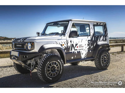 Pare-choc Avant N4-OFFROAD pour Suzuki Jimny 2018 a Present sur Xperts4x4 Accessoires 4x4 Off-Road