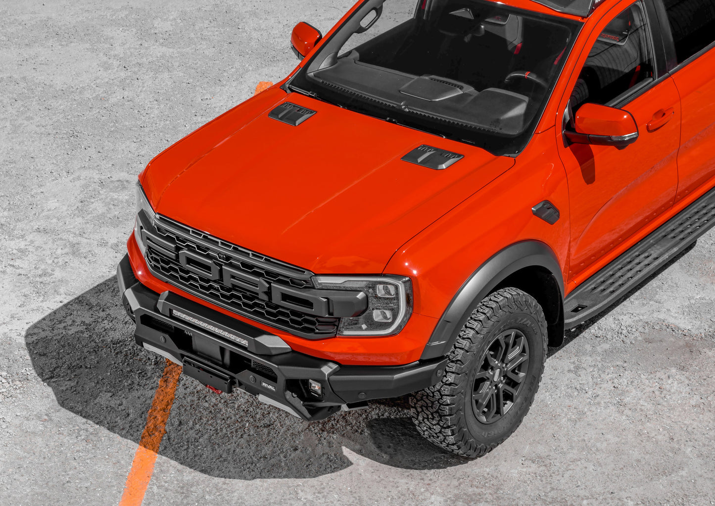 Pare-choc Avant Rival 4x4 Ford Raptor 2023+ | Aluminium Noir sur Xperts4x4 Accessoires 4x4 Off-Road