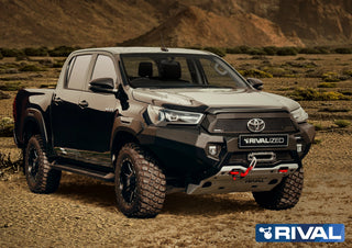 Pare-choc Avant Rival Toyota Hilux 2021 a Present  Léger et Robuste sur Xperts4x4 Accessoires 4x4 Off-Road