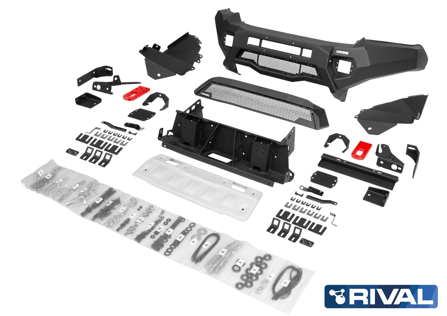 Pare-choc Avant Rival Toyota Hilux 2021 a Present | Léger et Robuste sur Xperts4x4 Accessoires 4x4 Off-Road