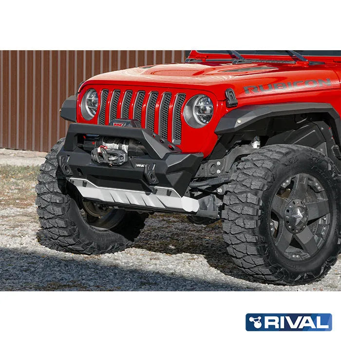 Pare-choc Avant Stubby avec A-Bar Rival4x4 - Jeep Wrangler JK/JL & Gladiator JT sur Xperts4x4 Accessoires 4x4 Off-Road