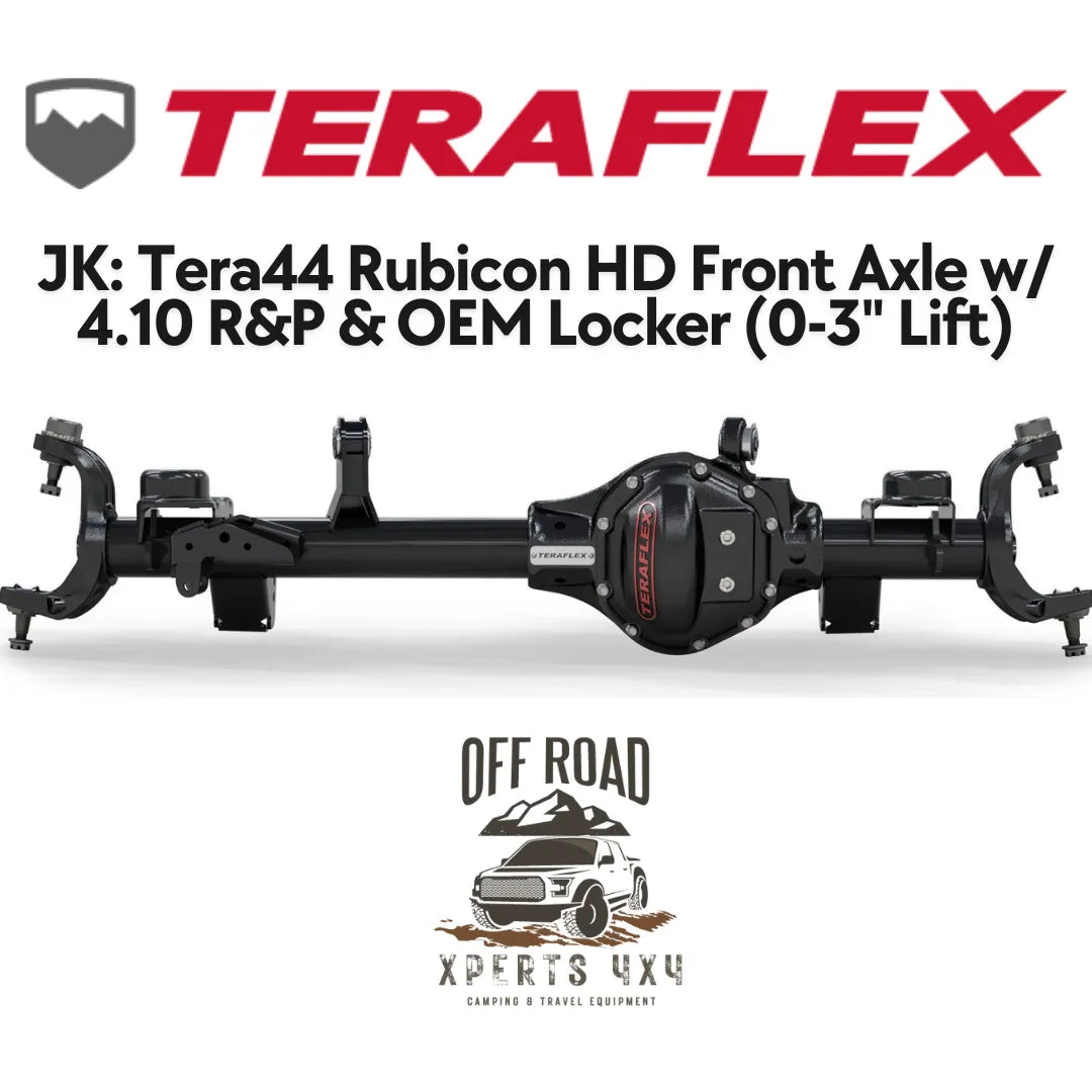 Pont Avant TeraFlex TERA44 4.10 & Blocage – Résistance Extrême pour Jeep JK sur Xperts4x4 Accessoires 4x4 Off-Road