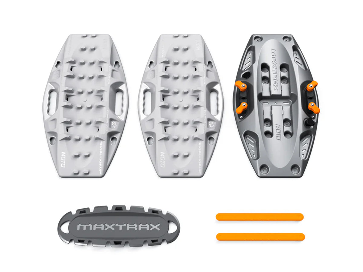 Plaque à sable Maxtrax Moto Board Grise | Désensablage sur Xperts4x4 Accessoires 4x4 Off-Road