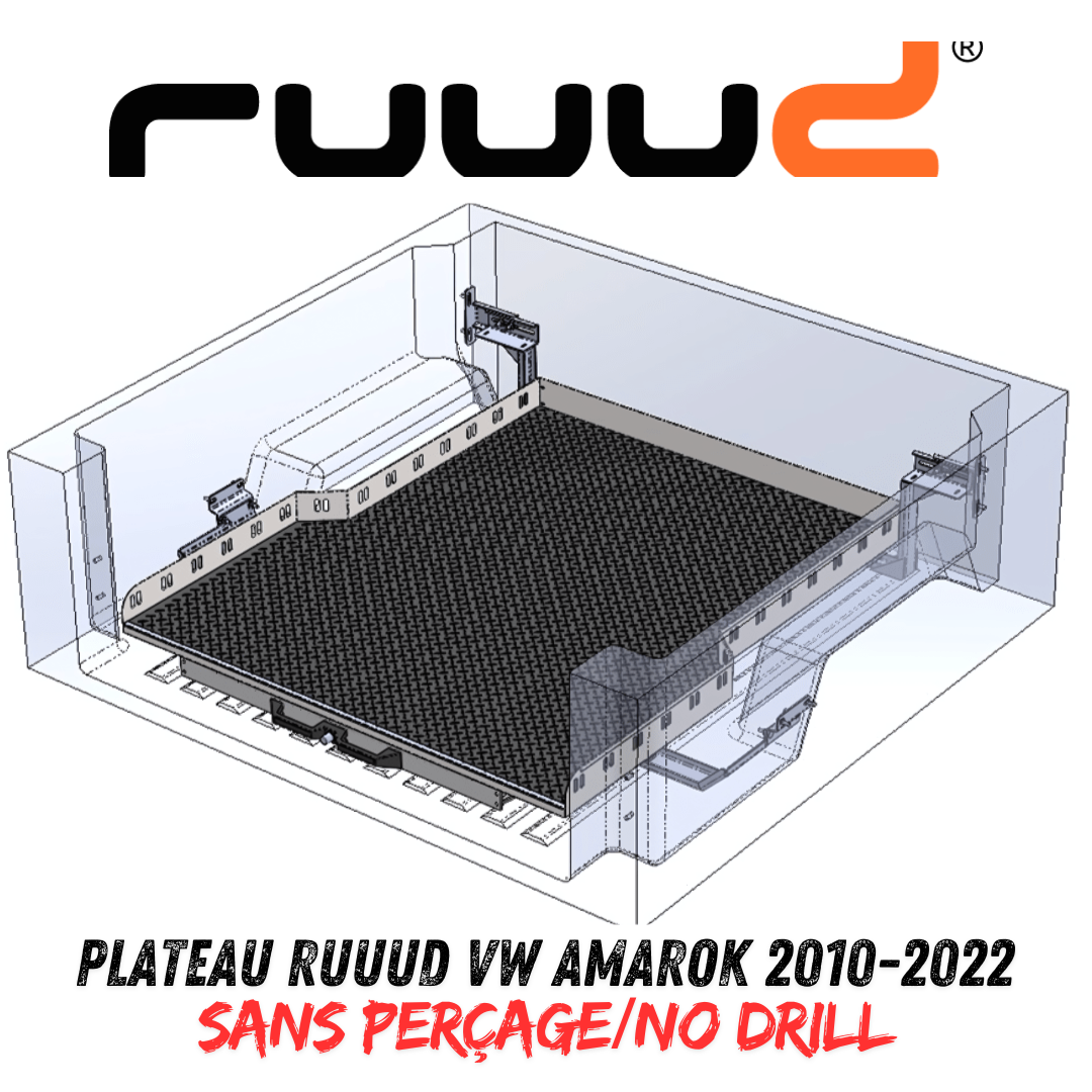 Plateau Coulissant RUUUD VW Amarok 2010-2022 Double Cab sur Xperts4x4 Accessoires 4x4 Off-Road