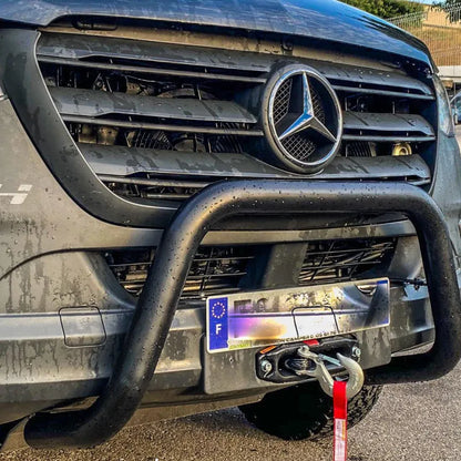 Platine de Treuil Mercedes Sprinter W906/W907 Avant 2022 - sur Pare-choc d’Origine sur Xperts4x4 Accessoires 4x4 Off-Road